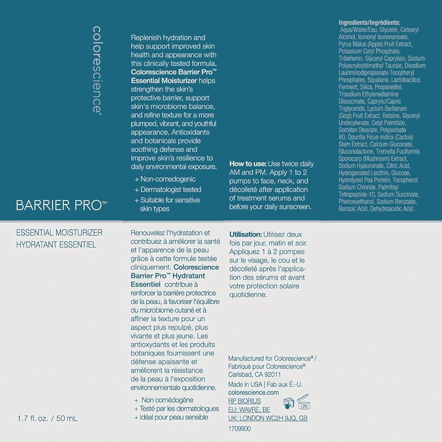 image:imageColorescience Barrier Pro ESSENTIAL MOISTURIZER 17oz for strengthening skin barrier balancing the microbiome amp refining texture