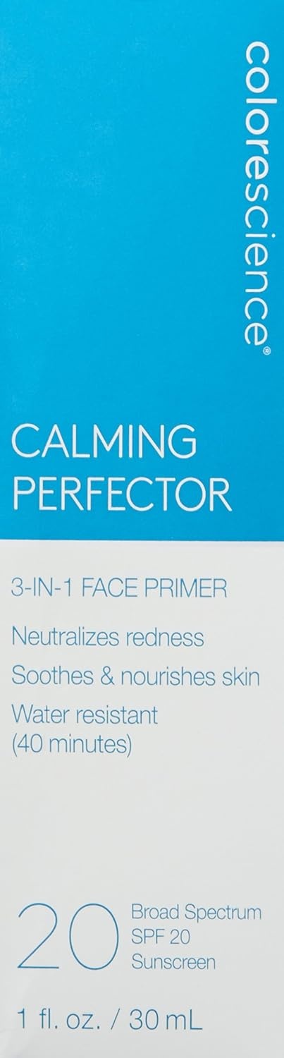 image:imageColorescience Calming Perfector Face Primer Water Resistant Mineral Sunscreen Broad Spectrum 20 SPF UV Skin Protection 1 Fl oz