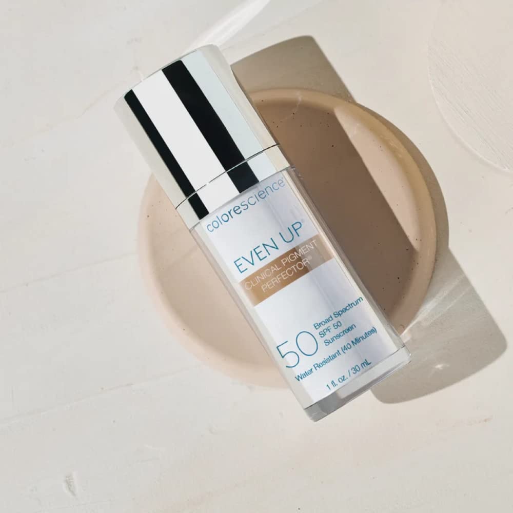 image:imageColorescience Even Up Clinical Pigment Perfector Water Resistant Mineral Facial Sunscreen amp Primer Broad Spectrum 50 SPF UV Skin Protection 1 Fl Oz