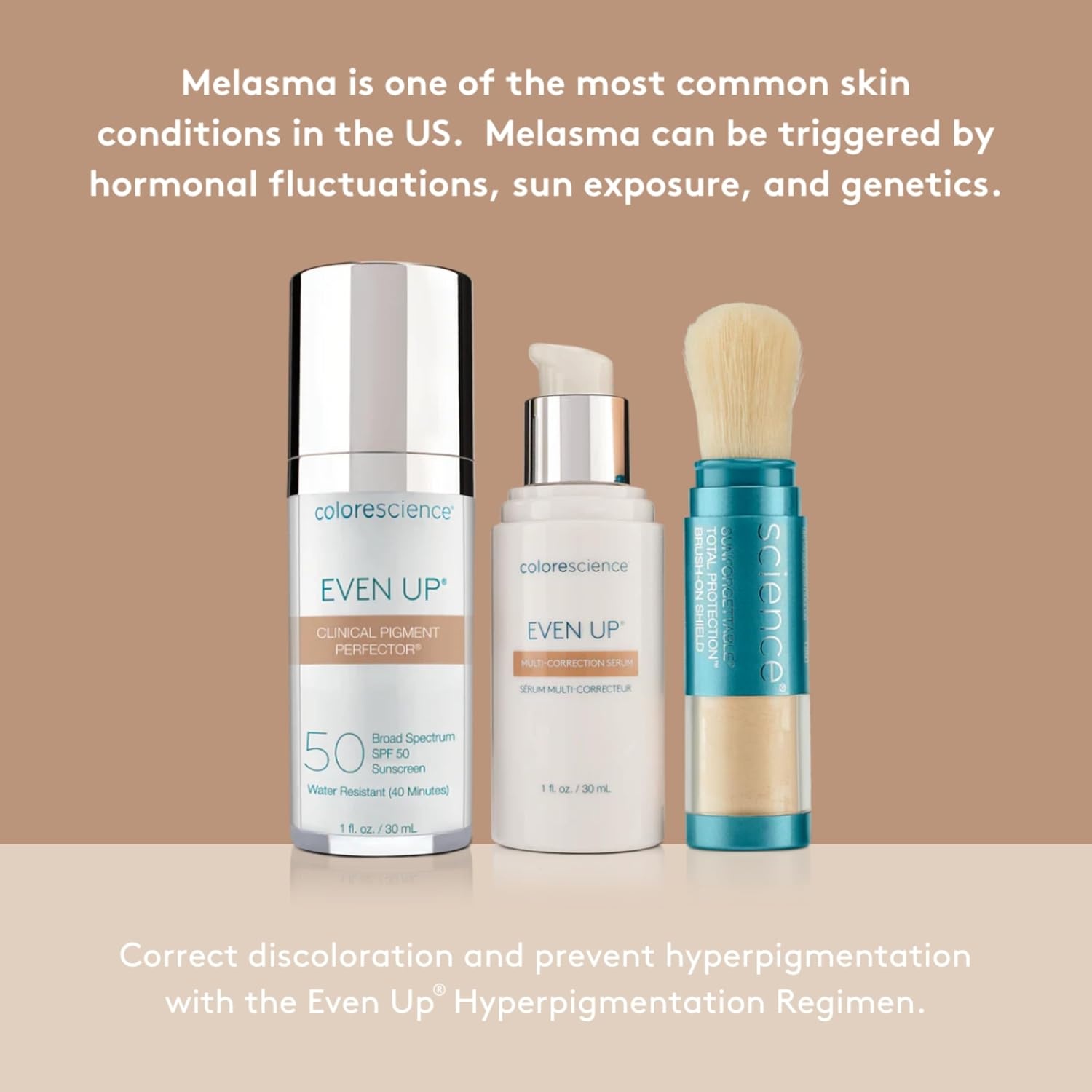 image:imageColorescience Even Up Clinical Pigment Perfector Water Resistant Mineral Facial Sunscreen amp Primer Broad Spectrum 50 SPF UV Skin Protection 1 Fl Oz