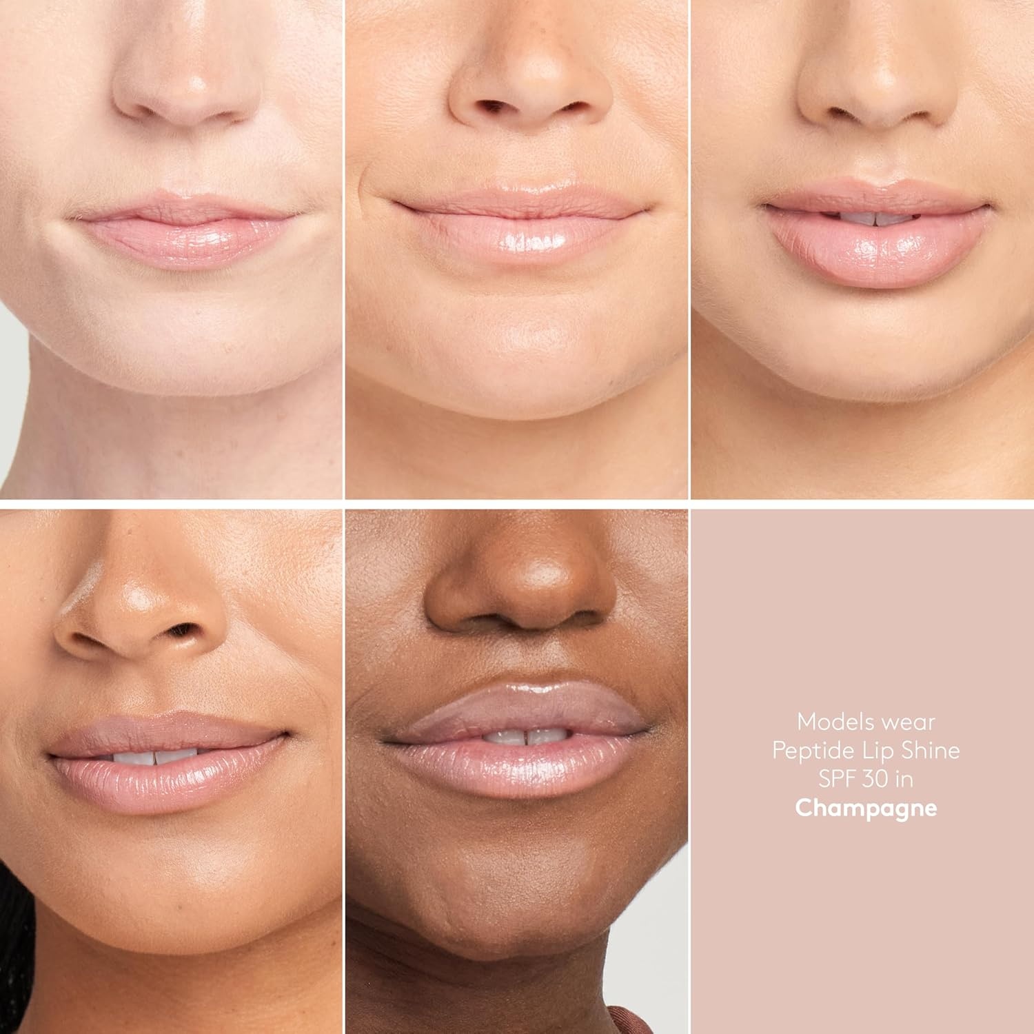 image:imageColorescience Peptide Lip Shine SPF 30 Clinically Proven Peptide formula to plump hydrate condition nourish amp defend against free radicals dyefree buildable color allmineral activesChampagne