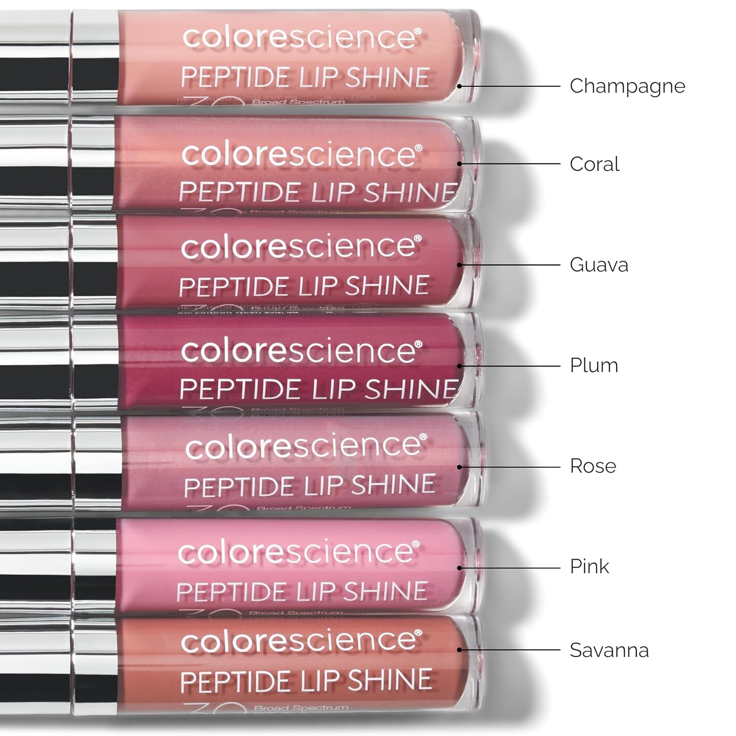 image:imageColorescience Peptide Lip Shine SPF 30 Clinically Proven Peptide formula to plump hydrate condition nourish amp defend against free radicals dyefree buildable color allmineral activesPlum