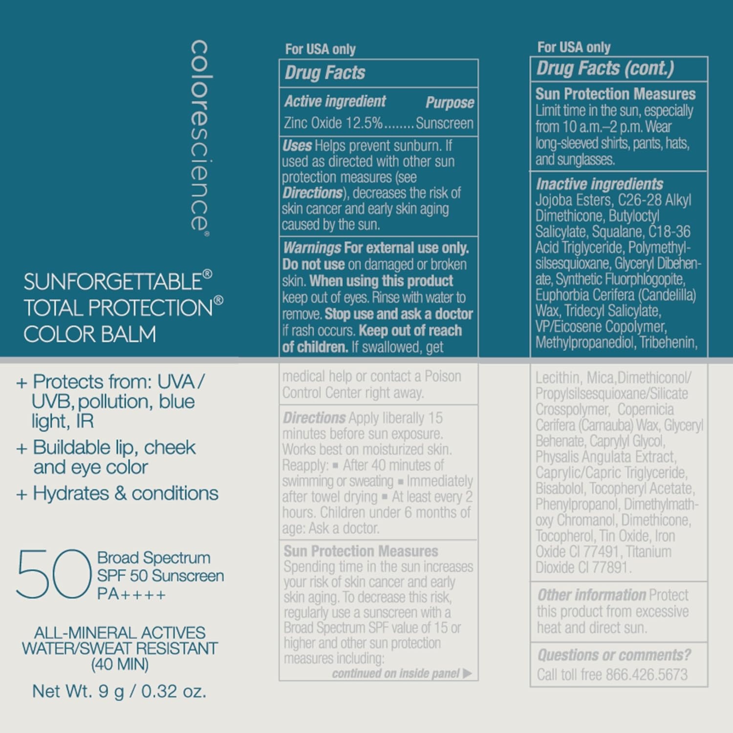 image:imageColorescience Sunforgettable Total Protection Color Balm SPF 50 Mineral Broad Spectrum Buildable Lip amp Cheek ColorBlush