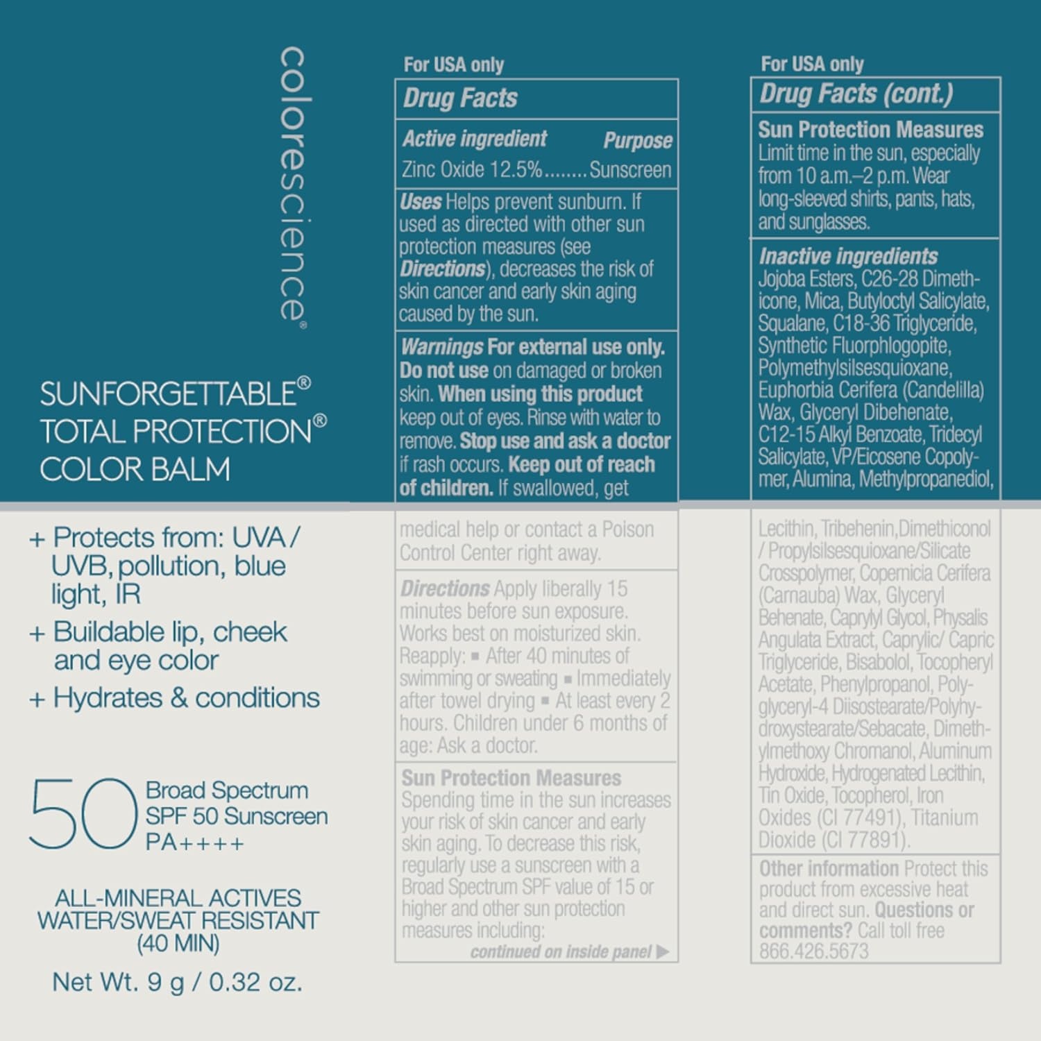 image:imageColorescience Sunforgettable Total Protection Color Balm SPF 50 Mineral Broad Spectrum Buildable Lip amp Cheek ColorGolden Hour