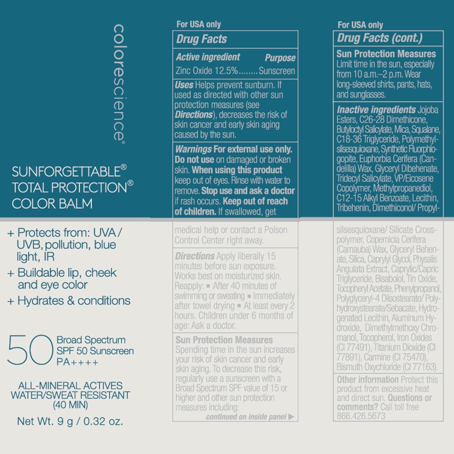 image:imageColorescience Sunforgettable Total Protection Color Balm SPF 50 Mineral Broad Spectrum Buildable Lip amp Cheek ColorViolet haze