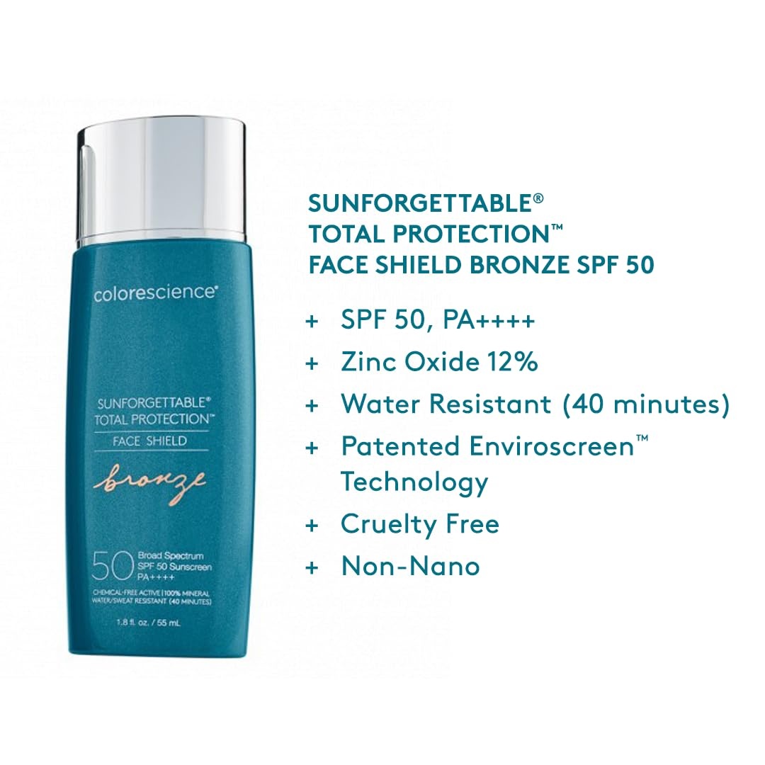 image:imageColorescience Sunforgettable Total Protection Face Shield Glow or Bronze SPF 50 Glow 18 Fl OzBronze