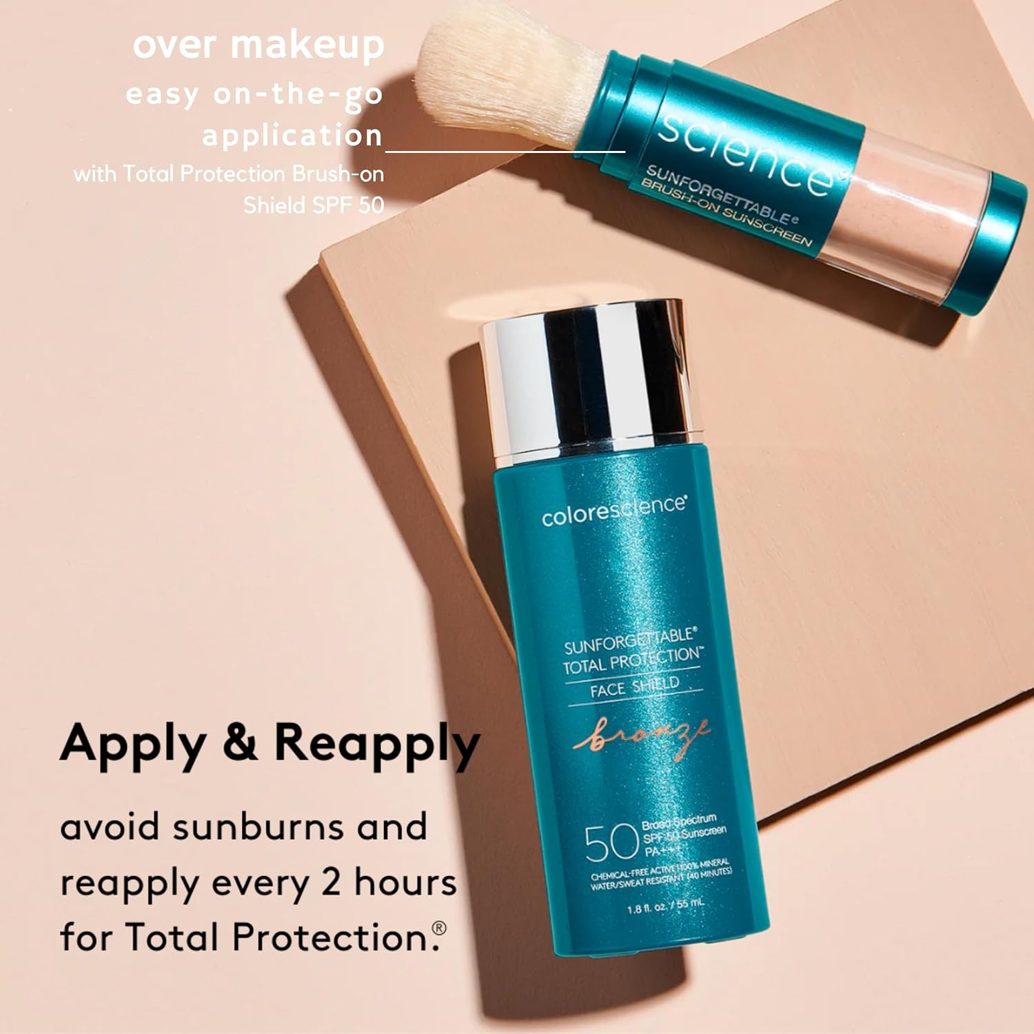 image:imageColorescience Sunforgettable Total Protection Face Shield Glow or Bronze SPF 50 Glow 18 Fl OzBronze