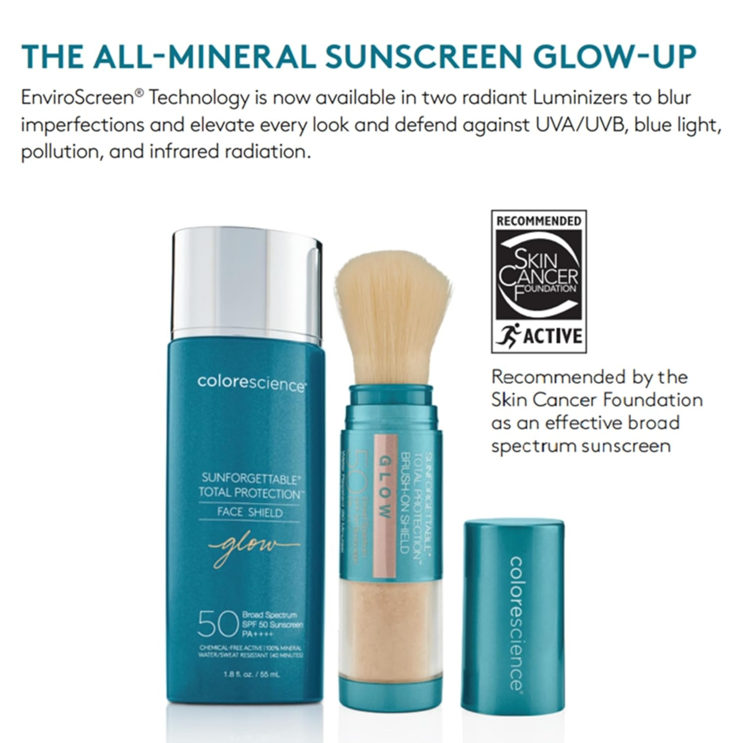 image:imageColorescience Sunforgettable Total Protection Face Shield Glow or Bronze SPF 50 Glow 18 Fl OzGlow