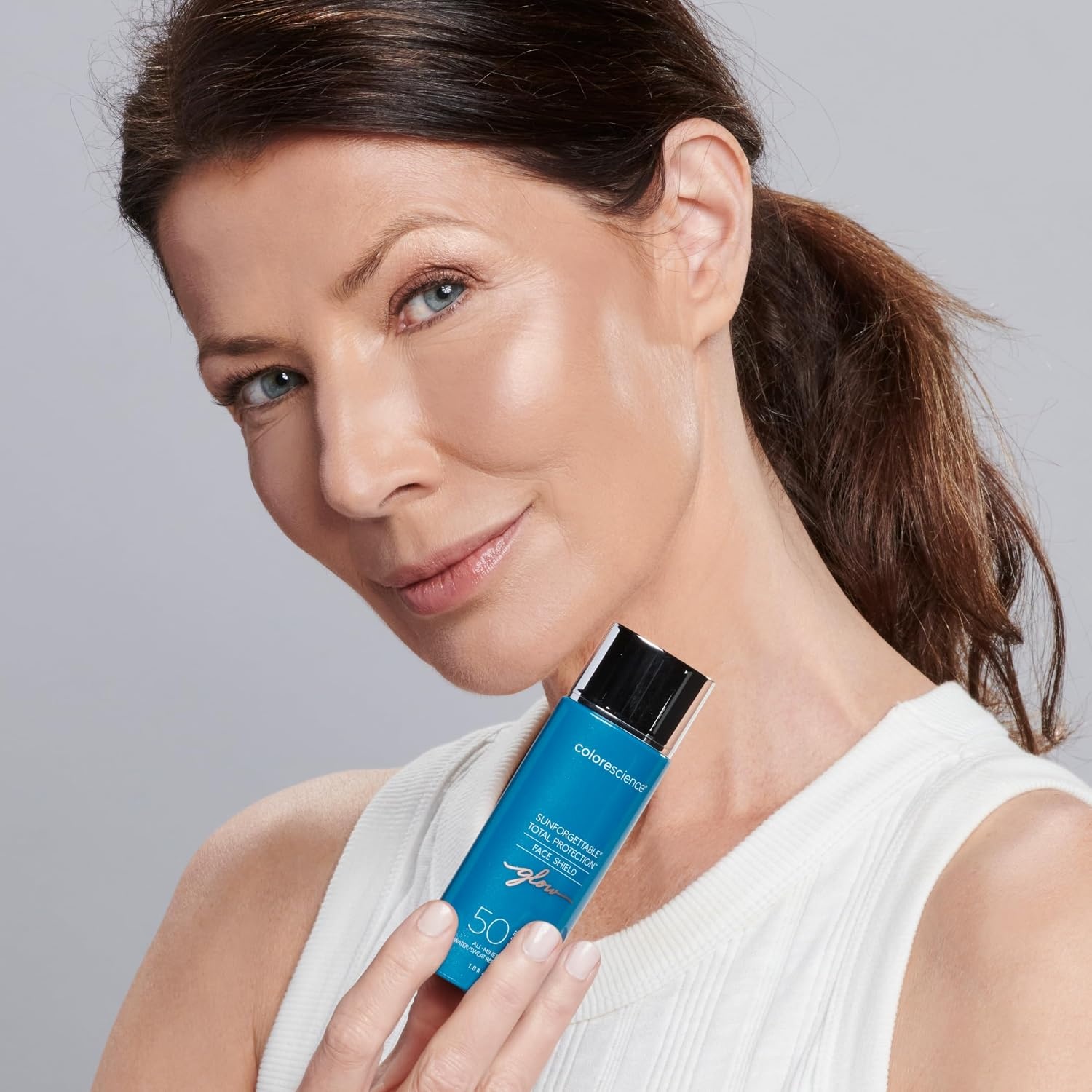 image:imageColorescience Sunforgettable Total Protection Face Shield Glow or Bronze SPF 50 Glow 18 Fl OzGlow