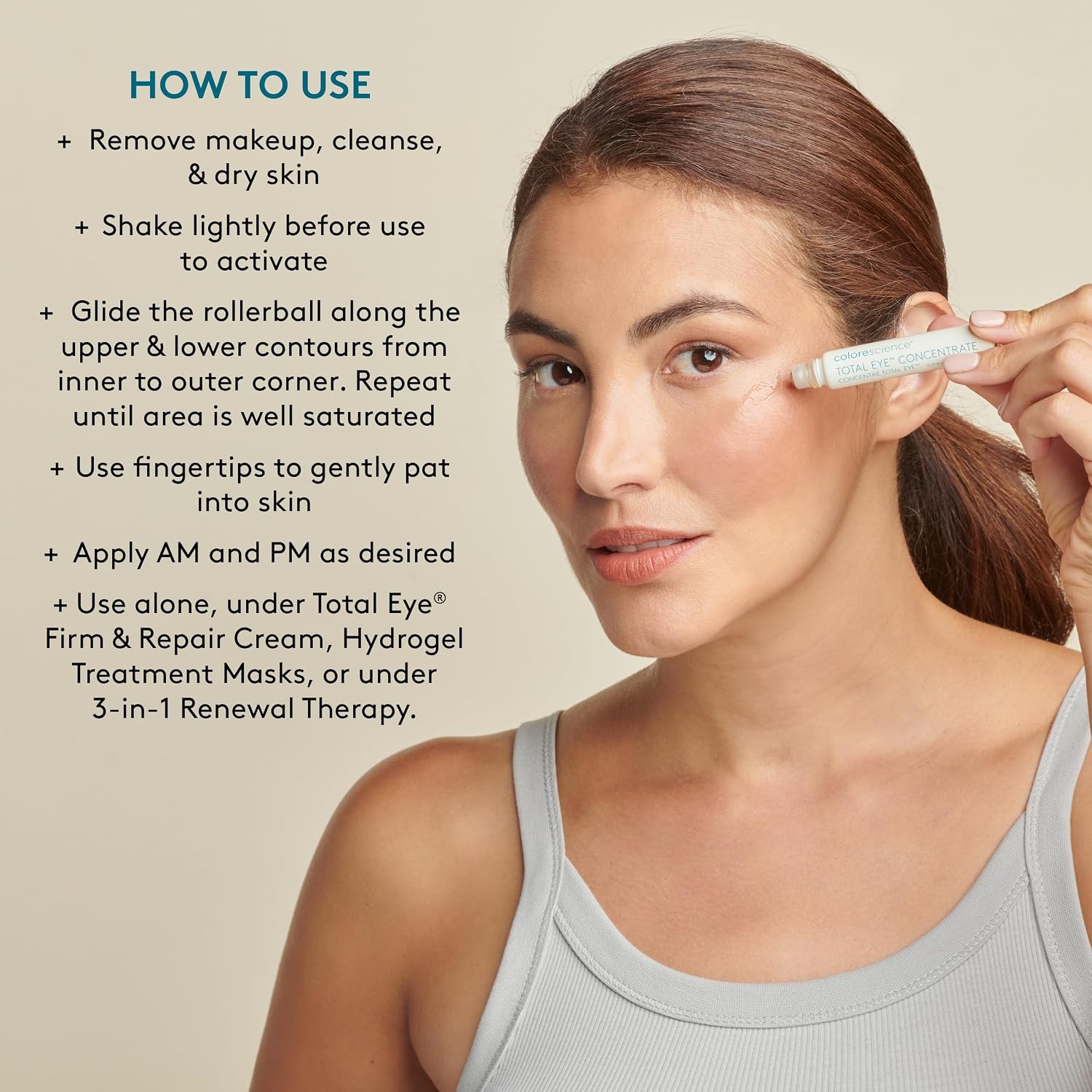 image:imageColorescience Total Eye Concentrate Serum 27fl oz for dark circles puffiness fine lines and wrinkles amp dehydration