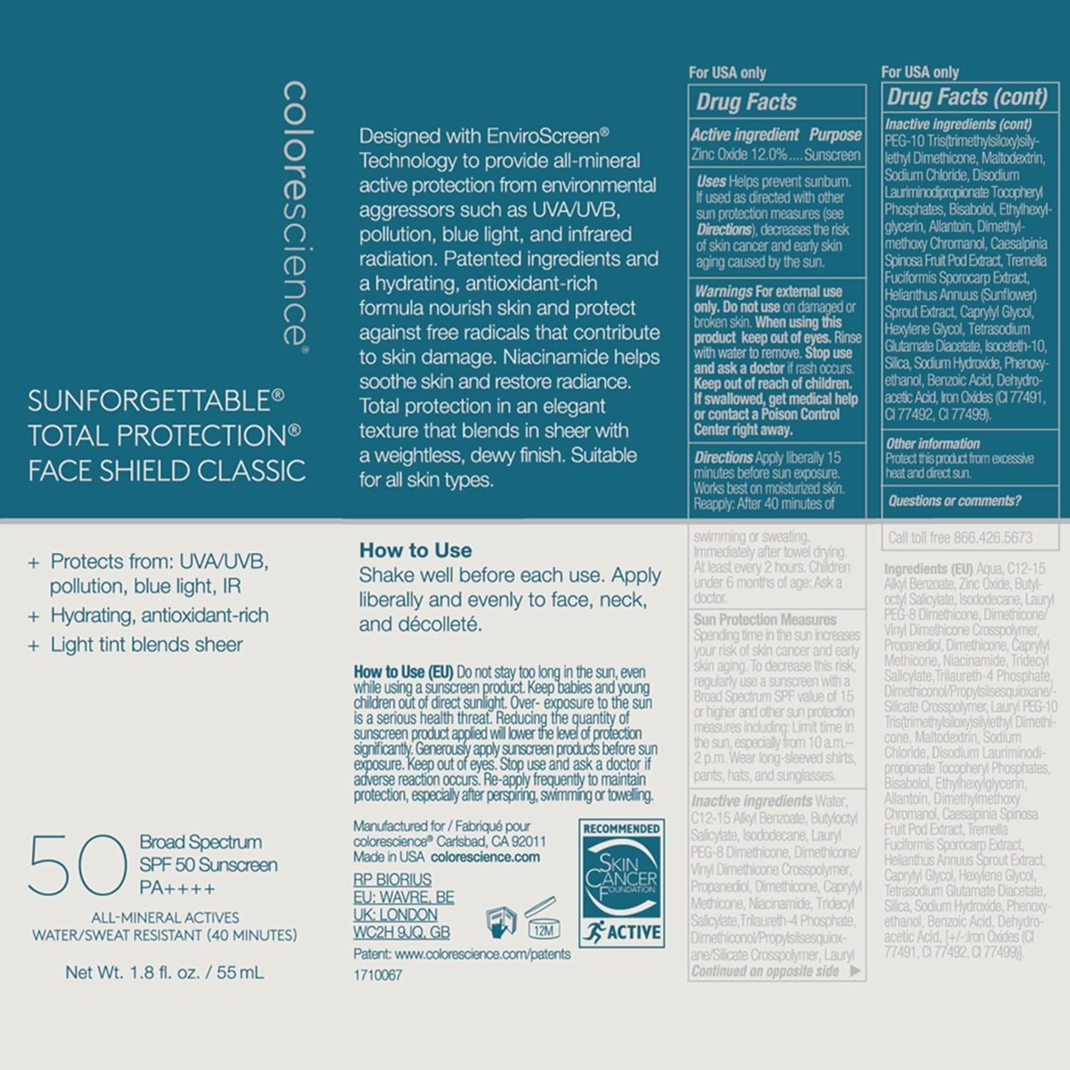image:imageColorescience Total Protection Face Shield SPF 50 18 Fl OzOriginal