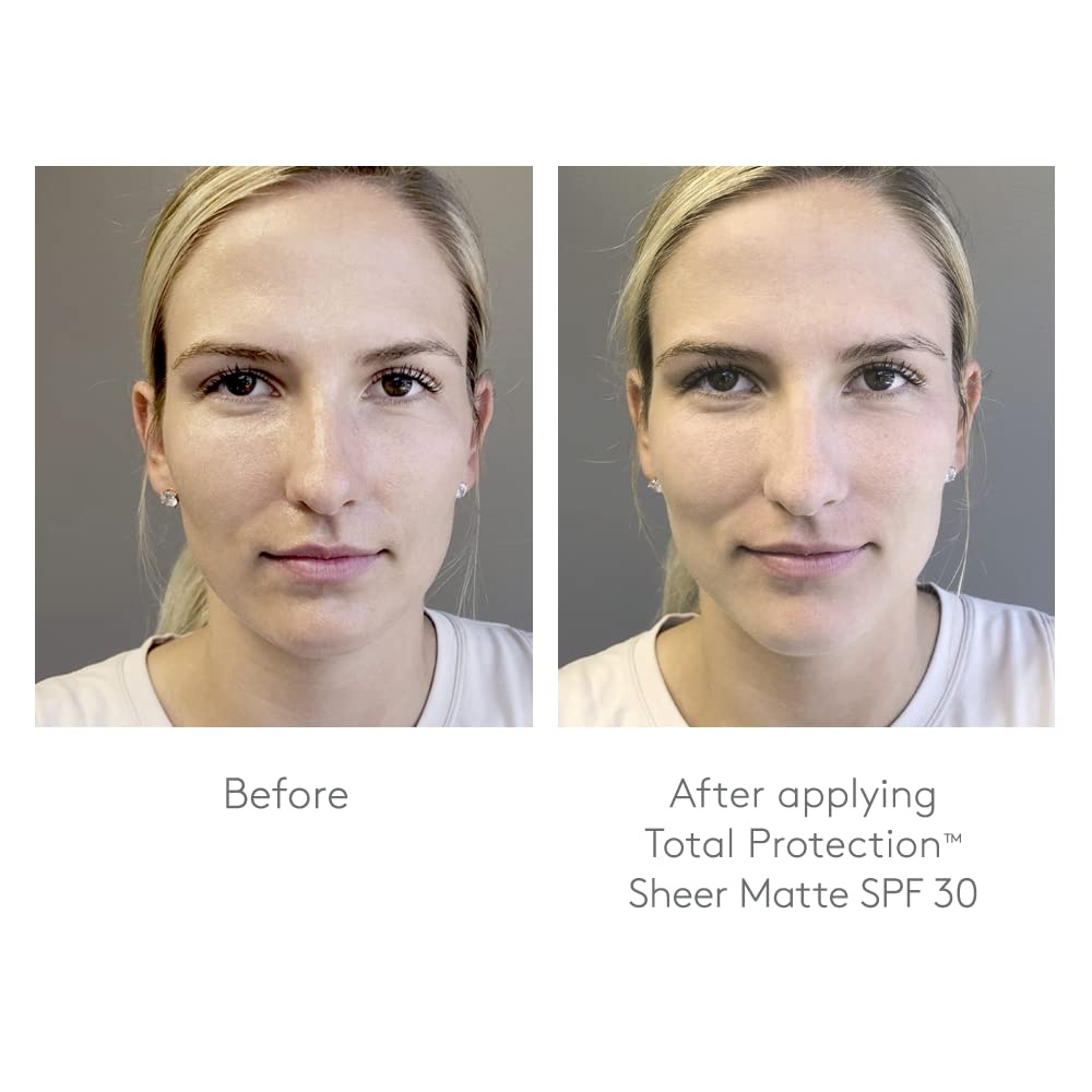 image:imageColorescience Total Protection Sheer Matte SPF 30 Sunscreen Brush For Oily and AcneProne Skin Unscented 015 Ounce Powder