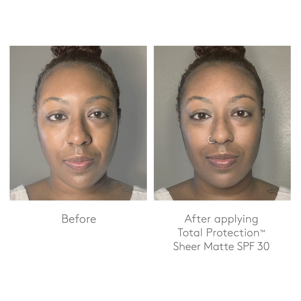 image:imageColorescience Total Protection Sheer Matte SPF 30 Sunscreen Brush For Oily and AcneProne Skin Unscented 015 Ounce Powder