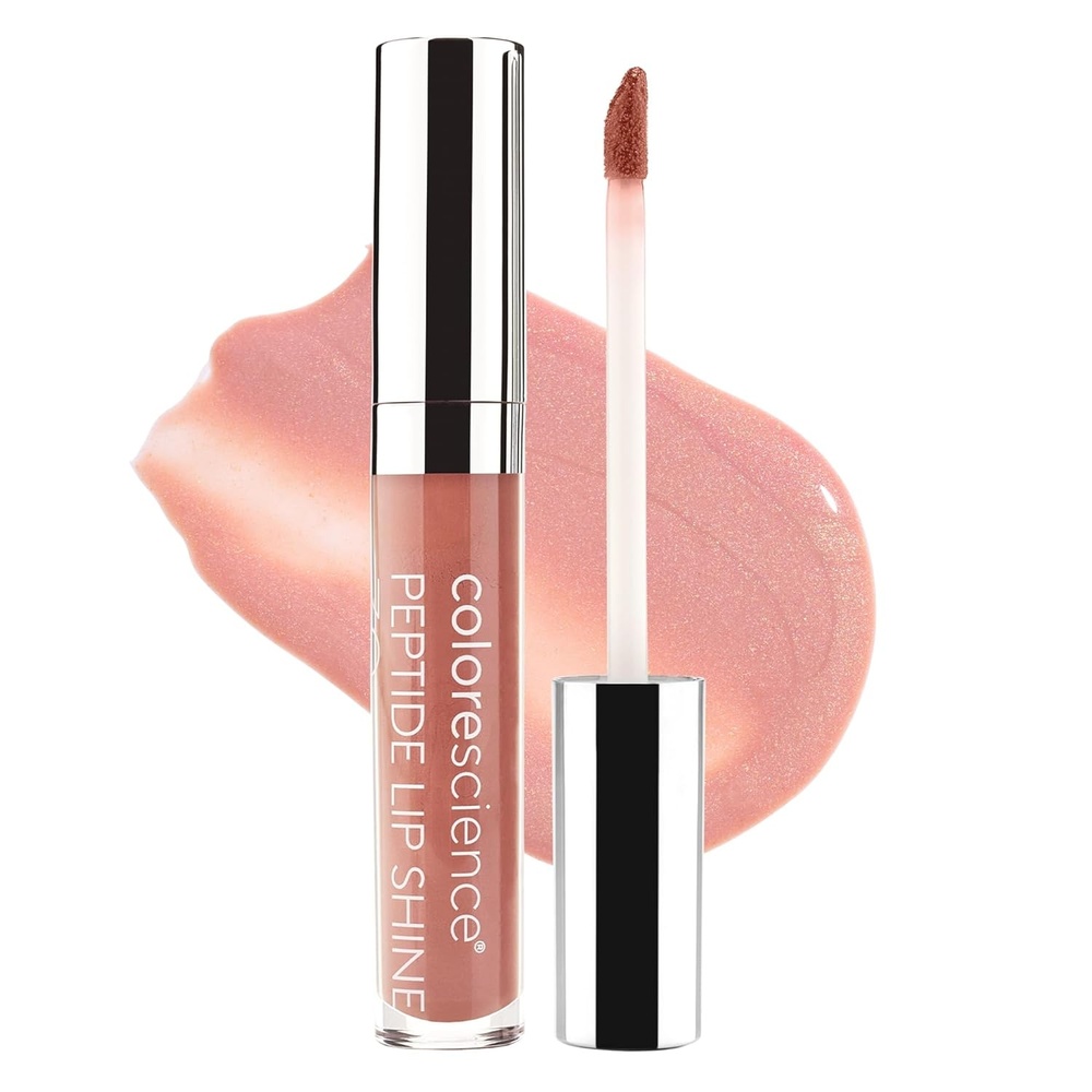 image:imageColorescience Peptide Lip Shine SPF 30 Clinically Proven Peptide formula to plump hydrate condition nourish amp defend against free radicals dyefree buildable color allmineral activesChampagne