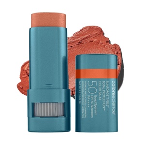 image:imageColorescience Sunforgettable Total Protection Color Balm SPF 50 Mineral Broad Spectrum Buildable Lip amp Cheek ColorGolden Hour