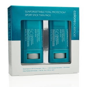 image:imageColorescience Sunforgettable Total Protection Sport Stick SPF 50 Mineral Broad Spectrum WaterSweat Resistant Reef Safe Hypoallergenic2 Count Pack of 1