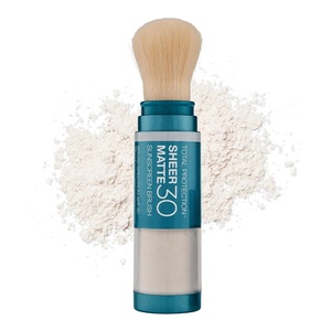 image:imageColorescience Total Protection Sheer Matte SPF 30 Sunscreen Brush For Oily and AcneProne Skin Unscented 015 Ounce Powder